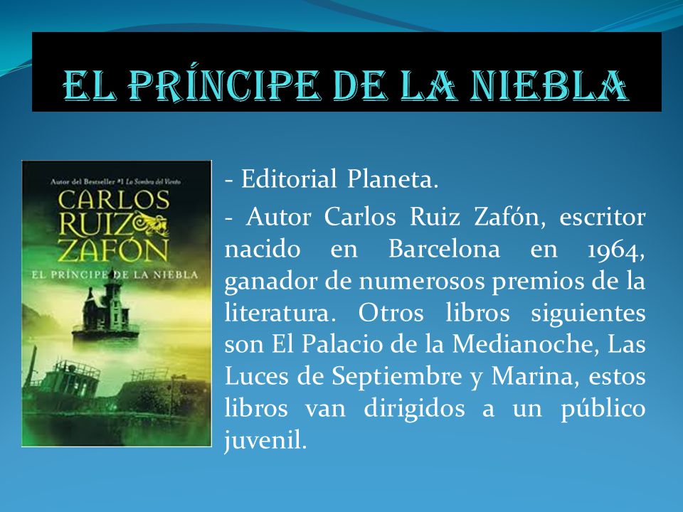 El Principe De La Niebla Pdf